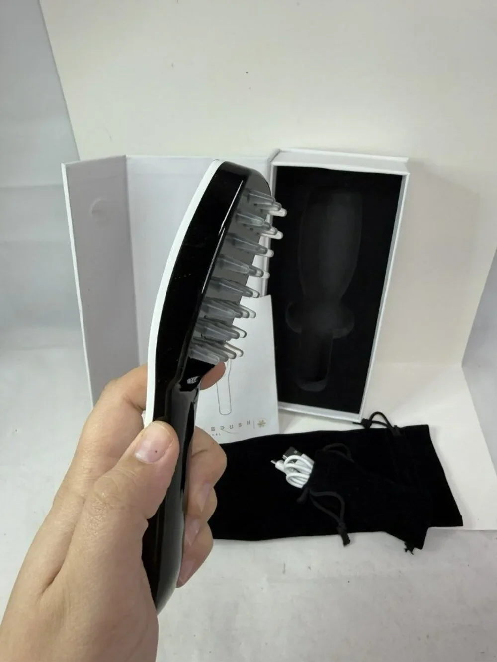 UNUSED Opatra Lux Brush Hair Scalp Treatment Vibrating Technology Red Blue Light